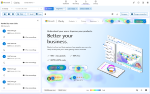microsoft Clarity 好用的微软网站数据统计工具 - 鹿泽笔记